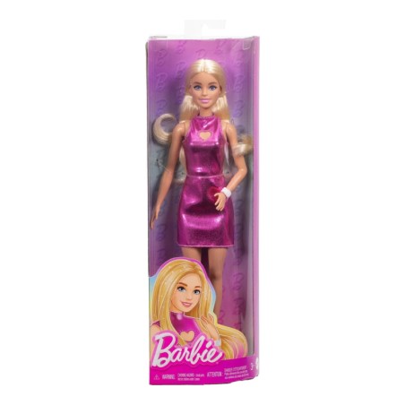 ΚΟΥΚΛΑ MATTEL BARBIE FASHIONISTAS #230-BLONDE HAIR WITH PINK METALLIC DRESS(HYT88)