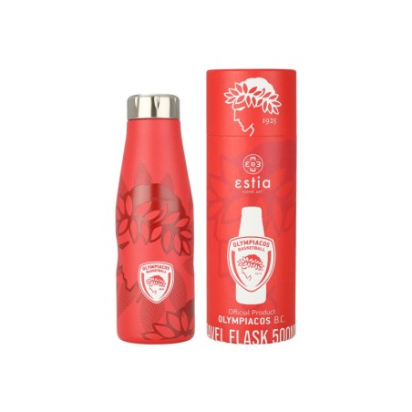 ESTIA TRAVEL FLASK ΜΠΟΥΚΑΛΙ ΘΕΡΜΟΣ 500ml ΟΛΥΜΠΙΑΚΟΣ(27179)
