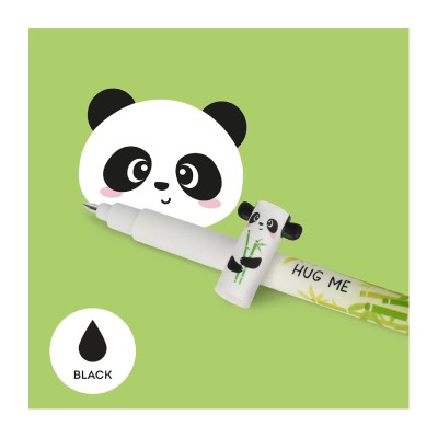 ΣΤΥΛΟ GEL 0.7mm ΜΕ ΓΟΜΑ LEGAMI PANDA ΜΑΥΡΟ ΜΕΛΑΝΙ