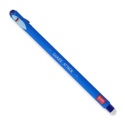 ΣΤΥΛΟ GEL 0.7mm ΜΕ ΓΟΜΑ LEGAMI SHARK ΜΠΛΕ ΜΕΛΑΝΙ
