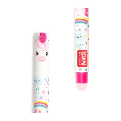 ΣΤΥΛΟ GEL 0.7mm ΜΕ ΓΟΜΑ LEGAMI UNICORN ΡΟΖ ΜΕΛΑΝΙ