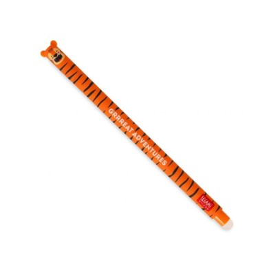 ΣΤΥΛΟ GEL 0.7mm ΜΕ ΓΟΜΑ LEGAMI TIGER ΠΟΡΤΟΚΑΛΙ ΜΕΛΑΝΙ
