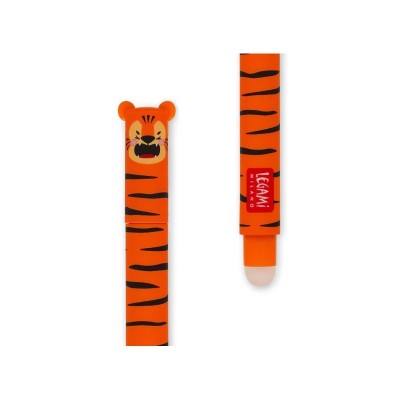 ΣΤΥΛΟ GEL 0.7mm ΜΕ ΓΟΜΑ LEGAMI TIGER ΠΟΡΤΟΚΑΛΙ ΜΕΛΑΝΙ