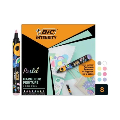 PAINT MARKER BIC PASTEL 8τμχ PACK