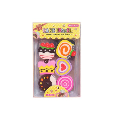 ΓΟΜΕΣ ΣΕ ΣΧΕΔΙΟ SWEET CAKES 6τμχ