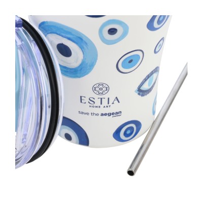 ESTIA COFFEE MUG StA ΠΟΤΗΡΙ ΘΕΡΜΟΣ 350ml SPIRIT OF LUCK(31749)