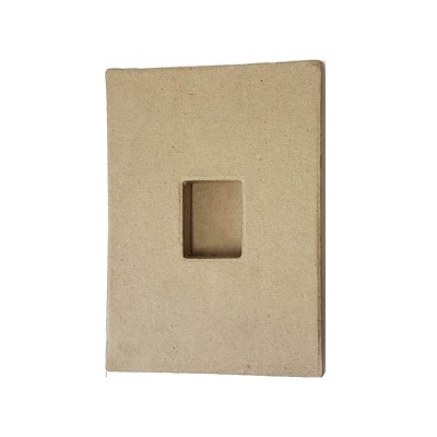 PAPIER MACHE ΟΡΘΟΓΩΝΙΑ ΚΟΡΝΙΖΑ 11x16x1.5cm ΜΕ ΜΙΝΙ ΠΛΑΙΣΙΟ
