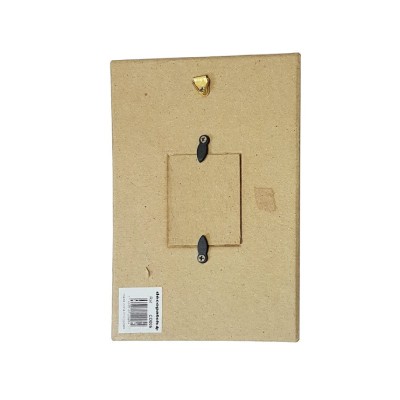 PAPIER MACHE ΟΡΘΟΓΩΝΙΑ ΚΟΡΝΙΖΑ 11x16x1.5cm ΜΕ ΜΙΝΙ ΠΛΑΙΣΙΟ