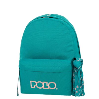 POLO ΣΑΚΙΔΙΟ ΠΛΑΤΗΣ ORIGINAL SCARF 1ΘΗΚΗ ΤΥΡΚΟΥΑΖ/ΡΟΖ(5638)