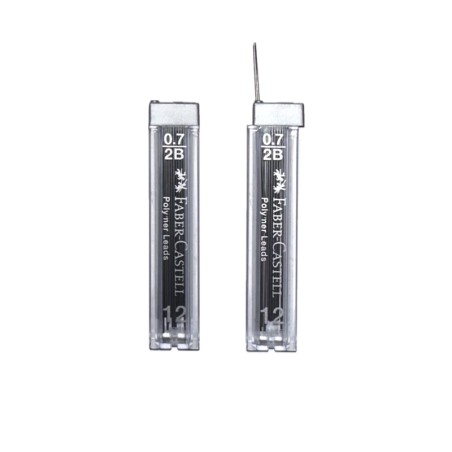  Μύτες Faber Super Polymer 0.7mm 2B 12τμχ