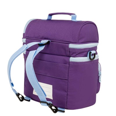 ΤΣΑΝΤΑΚΙ ΦΑΓΗΤΟΥ POLO DOUBLE COOLER ΜΩΒ/ΓΑΛΑΖΙΟ(4657)