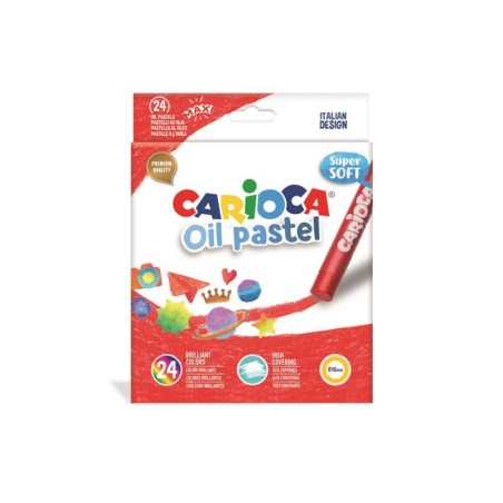 ΛΑΔΟΠΑΣΤΕΛ CARIOCA 24τμχ SUPER SOFT 