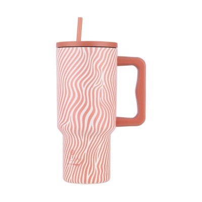 ESTIA ΘΕΡΜΟΣ STRAW TUMBLER XL StA 900ml SOFT RIPPLE(32043)