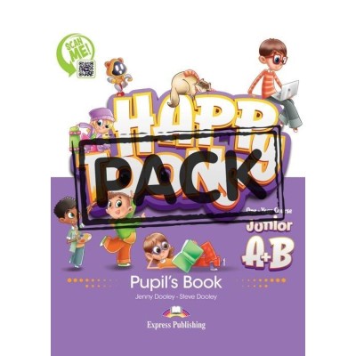 HAPPYTOONS JUNIOR A+B JUMBO PACK (ST/BK, WKBK, COMPANION AND GRAMMAR, ALPHABET)