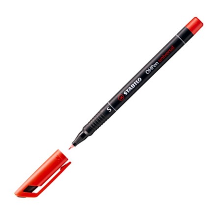 ΜΑΡΚΑΔΟΡΟΣ ΑΝΕΞΙΤΗΛΟΣ STABILO OHPen 0.4mm S 841/40 ΚΟΚΚΙΝΟ