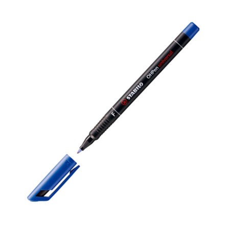 ΜΑΡΚΑΔΟΡΟΣ ΑΝΕΞΙΤΗΛΟΣ STABILO OHPen 0.7mm F 842/41 ΜΠΛΕ