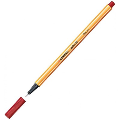 ΜΑΡΚΑΔΟΡΑΚΙ STABILO point 88/50 fine 0.4 DEEP RED