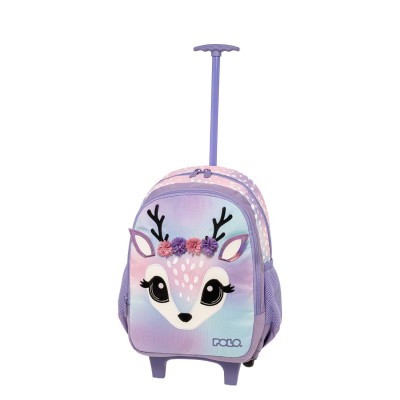 ΤΣΑΝΤΑ TROLLEY ΝΗΠΙΑΓΩΓΕΙΟΥ POLO ΒΙΒΙ ΕΛΑΦΑΚΙ ΛΙΛΑ(8353)