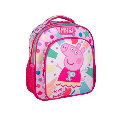 ΤΣΑΝΤΑ ΝΗΠΙΑΓΩΓΕΙΟΥ ΠΛΑΤΗΣ 27x10x31cm MUST PEPPA "I LOVE THE FUNFAIR"