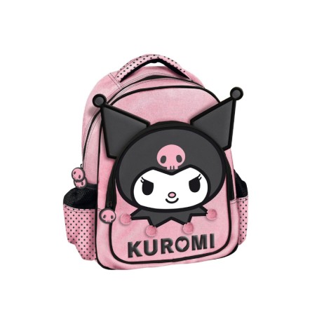 ΣΑΚΙΔΙΟ ΝΗΠΙΑΓΩΓΕΙΟΥ ΠΛΑΤΗΣ PRESCHOOL KUROMI FACE ΡΟΖ