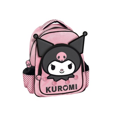 ΣΑΚΙΔΙΟ ΝΗΠΙΑΓΩΓΕΙΟΥ ΠΛΑΤΗΣ PRESCHOOL KUROMI FACE ΡΟΖ