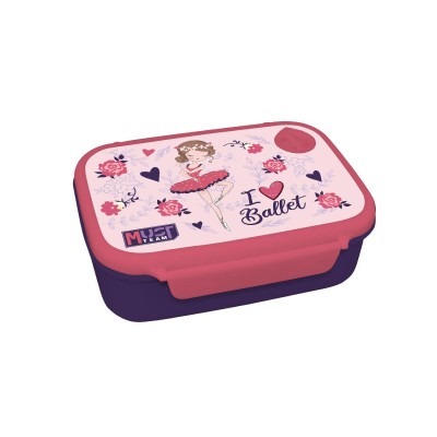 ΦΑΓΗΤΟΔΟΧΕΙΟ PP 800ml 18x13x6cm MUST TEAM I LOVE BALLET