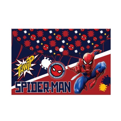 ΦΑΚΕΛΟΣ ΜΕ ΚΟΥΜΠΙ Α4 SPIDERMAN
