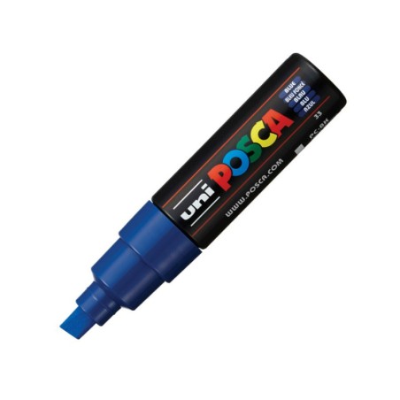 ΜΑΡΚΑΔΟΡΟΣ UNI POSCA PC-8K ΧΟΝΔΡΟΣ ΜΠΛΕ