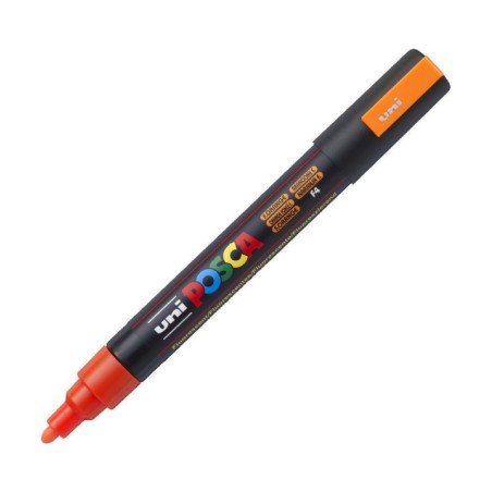  ΜΑΡΚΑΔΟΡΟΣ UNI POSCA PC-5M ΜΕΣΑΙΟ FLUO ORANGE