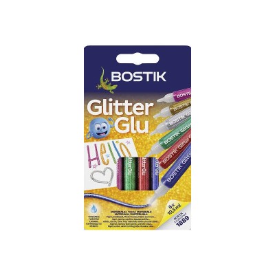ΚΟΛΛΑ GLITTER BOSTIK ΣΕΤ 6χρ. 10.5ml