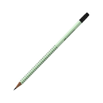 Μολύβι Faber Grip με γόμα sage HB