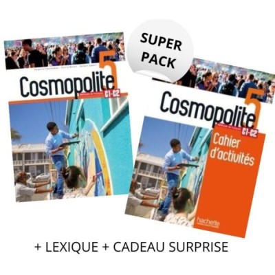 SUPER PACK COSMOPOLITE 5 (LIVRE DE L'ELEVE+CAHIER+LEXIQUE+CADEAU SURPRISE)