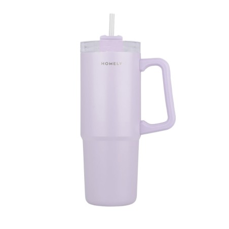 STRAW TUMBLER ESTIA XL HOMELY StA 900ml LAVENDER