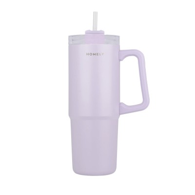 STRAW TUMBLER ESTIA XL HOMELY StA 900ml LAVENDER