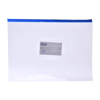 ZIP BAG DONAU PVC 24X33cm 170MIC(A4)
