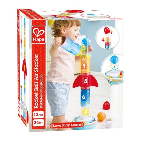 HAPE EARLY EXPLORER ΞΥΛΙΝΟΣ ΠΥΡΑΥΛΟΣ BALL AIR STACKER 