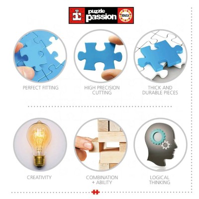 PUZZLE EDUCA 500 UNICORNS IN THE FOREST