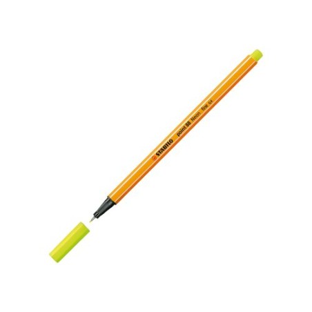 ΜΑΡΚΑΔΟΡΑΚΙ STABILO point 88/024 fine 0.4 ΝΕΟΝ YELLOW