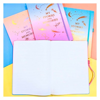 ΣΗΜΕΙΩΜΑΤΑΡΙΟ ΡΙΓΕ Α6 14x9cm COLORS(ΤΥΧ.ΕΠΙΛ.ΣΧ.)
