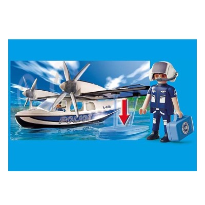PLAYMOBIL ACTION HEROES ΑΣΤΥΝΟΜΙΚΟ ΥΔΡΟΠΛΑΝΟ(4445)