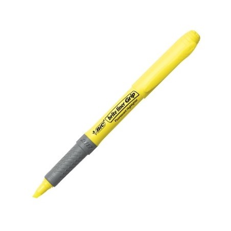 ΜΑΡΚΑΔΟΡΑΚΙ ΥΠΟΓΡΑΜΜΙΣΕΩΣ BIC GRIP PASTEL 1.6-3.3mm ΚΙΤΡΙΝΟ