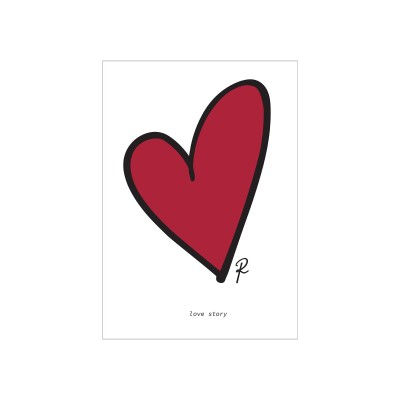 ΤΕΤΡΑΔΙΟ Β5 ΡΙΓΕ 40Φ. ΡΕΝΕ FOR A LOVE STORY