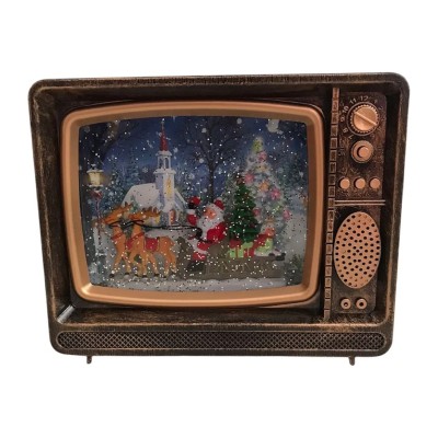 ΧΡΙΣT/ΚΟ ΔΙΑΚΟΣΜΗΤΙΚΟ 25x20.5x5.8cm WATER FILLED TV