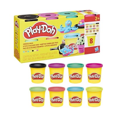HASBRO PLAY-DOH 8PACK VIBRANT COLORS(G0692)