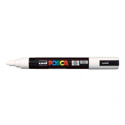 ΜΑΡΚΑΔΟΡΟΣ UNI POSCA PWE-5Μ CHALK WHITE