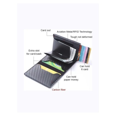 ΑΝΔΡΙΚΟ ΠΟΡΤΟΦΟΛΙ ΚΑΡΤΩΝ VALVORO ΜΕ RFID ΚΑΦΕ