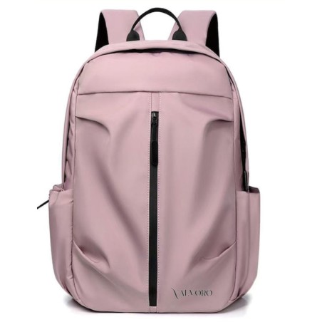 ΤΣΑΝΤΑ ΠΛΑΤΗΣ VALVORO 45Χ30Χ14.5cm ΑΔΙΑΒΡΟΧΗ DUSTY PINK