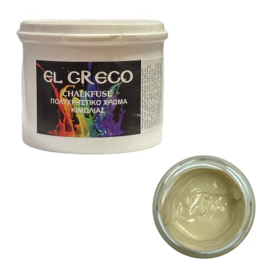 ΧΡΩΜΑ ΚΙΜΩΛΙΑΣ ΠΟΛΥΧΡΗΣΤΙΚΟ CHALK FUSE EL GRECO 500ml BEIGE 