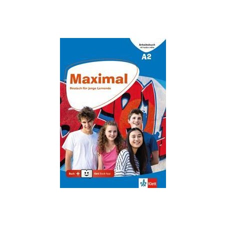 MAXIMAL A2 ARBEITSBUCH (+AUDIO & VIDEO ONLINE+KLETT-BOOK APP)