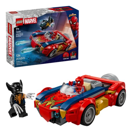 LEGO MARVEL SPIDERMAN CAR VS VENOMIZED WOLVERINE(76336)